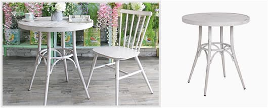 Aluminium Garden Round Outdoor Patio Table 680DT-ALU-RO70