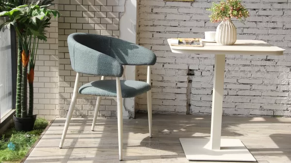 Italian Designer Casual And Commercial Fabric Chair 865MS-H45-SSFA