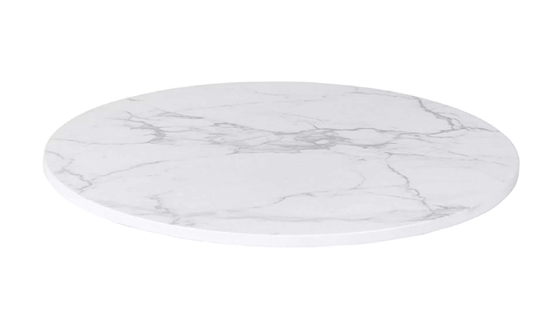 Heat-Resistant Easy-Clean Round Outdoor Resin Table Top For Coffee Shop TTRE-ST005