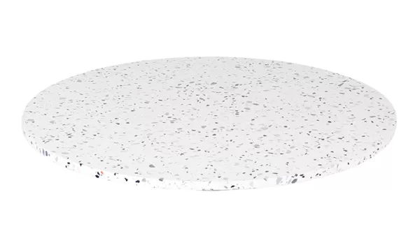 Premium Polished Green Speckled Round Terrazzo Table Top MB-003